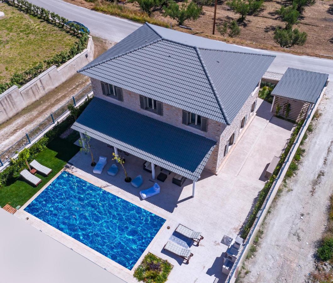 Zante Soleil - High-End Stone Villa With Swimming Pool Lagopodhon Exterior photo